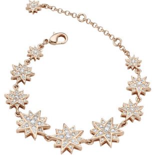 Bracelet  Moonsun Édition Limitée, blanc, plaqué or rose