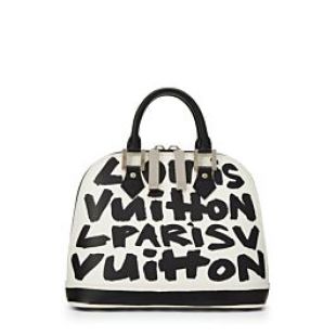 Stephen Sprouse x Louis Vuitton White Monogram Graffiti Alma MM