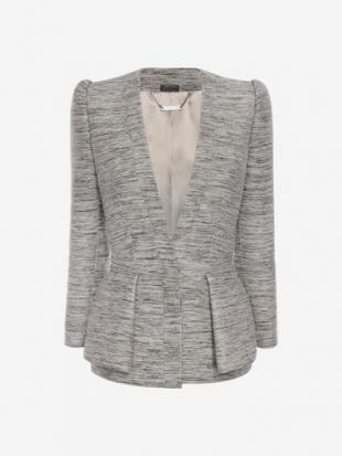 Fold Peplum Jacket