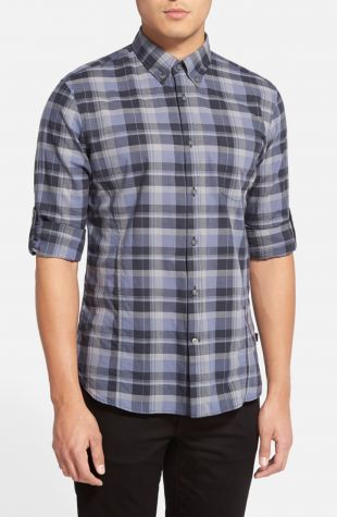 Slim Fit Plaid Sport shirt