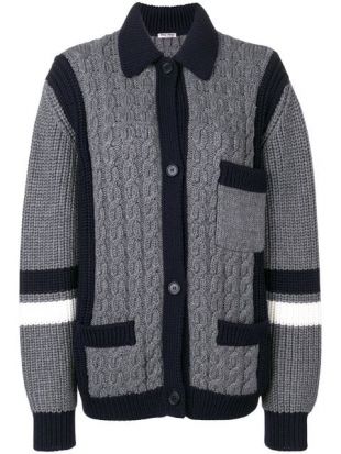 Cardigan En Maille Épaisse