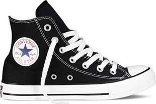 Converse Unisex Chuck Taylor All Star High Top Sneakers (10 D(M) US, Black/White)