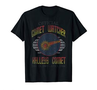 Vintage Official Comet Watcher Halley's Comet T-Shirt
