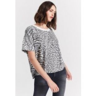 Current/Elliott The Roadie Top in Leopard