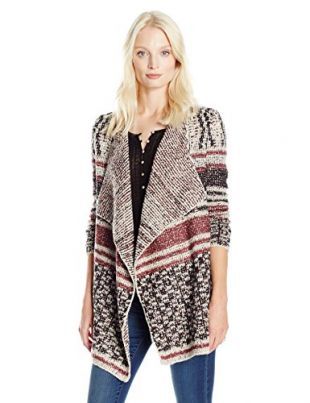 Lucky Brand - Lucky Brand Women's Mixed Striped Cardigan