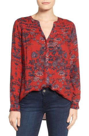 Lucky Brand - Lucky Brand Vintage Print Top | Nordstrom