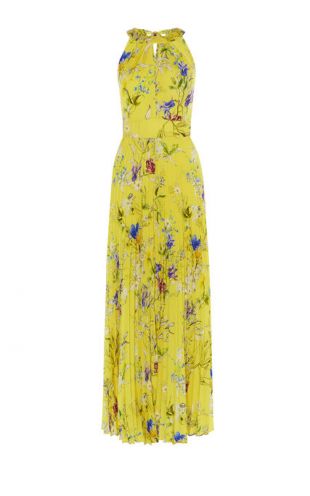 Karen Millen - Yellow Floral Maxi Dress