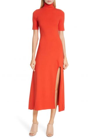 A.L.C. Caplan Slit Midi Dress