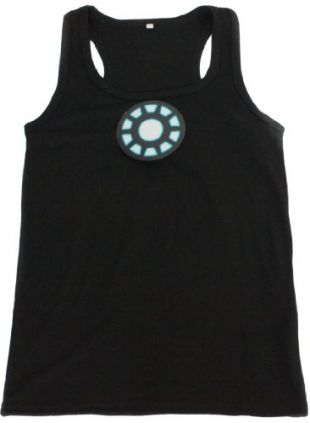 Teelight® LED Light-Up Iron Man Tony Stark Vest Prop Replica Men's Black Vest LED Tshirt