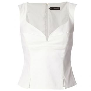 Sweetheart Neckline Blouse