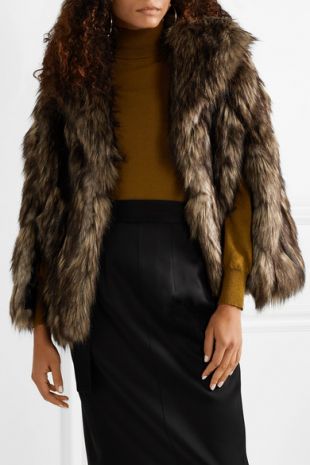 Michael Kors Collection Cape en fourrure synthétique