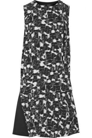 Printed Silk Georgette Mini Dress