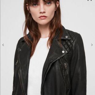 Cargo Biker Leather Jacket