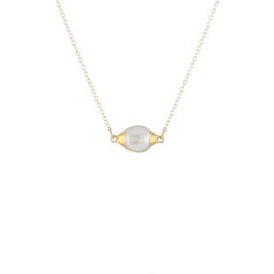 Peggy Li Simple Pearl Necklace