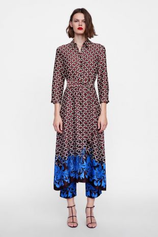 Zara Geometric Print Tunic