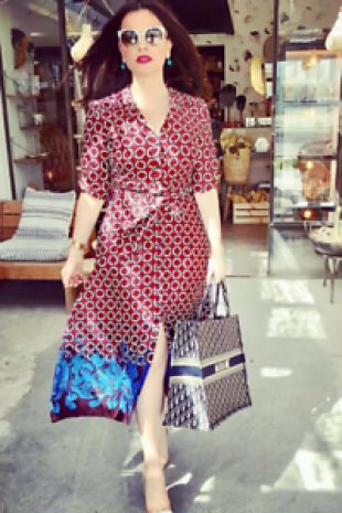 Zara Geometric Print Tunic