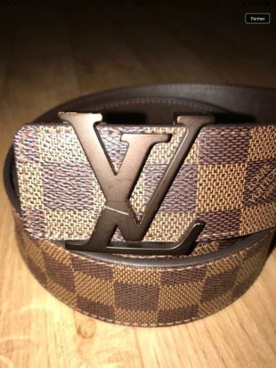 The belt checkered Louis Vuitton Chief Keef aka Sosa on his