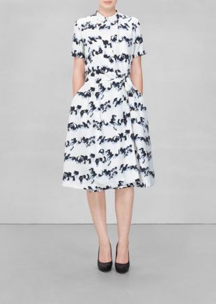 Graphic Streamer Dress