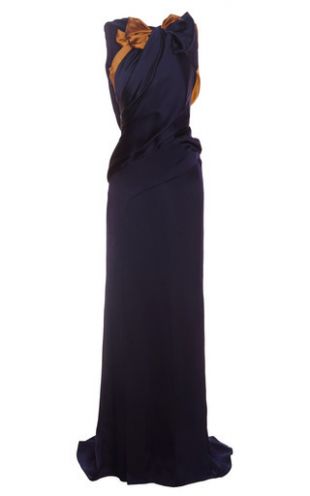 Double Faced Charmeuse Gown