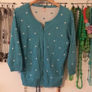 Polka dot cardigan on sale target