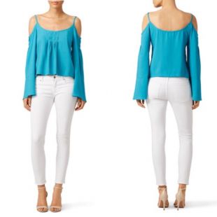 Sultry Cold Shoulder Top
