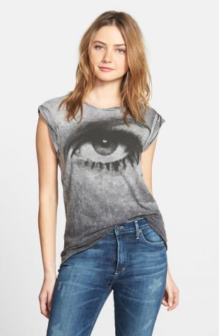 Frankie Cap Sleeve Print Tee