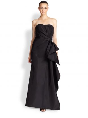 Icon Collection Silk Falle Draped Gown