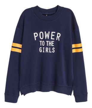 SWEATSHIRT "Power to the Girls" taille XS OU S