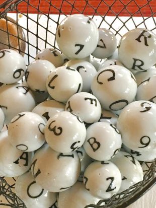Porcelain Decorative Letters and Numbers Balls