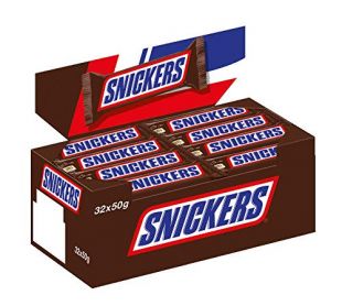 Snickers - Maxi Pack - 32 barres de 50g