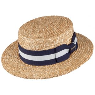 Stetson Hats Amsterdam Boater Hat - Wheat