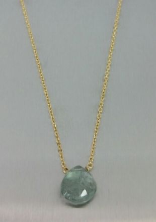 Kyle Chan Design - Green Moss Aquamarine Necklace