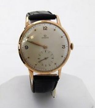 Vintage 1947 Omega 18Kt. Rose Gold Mens Watch