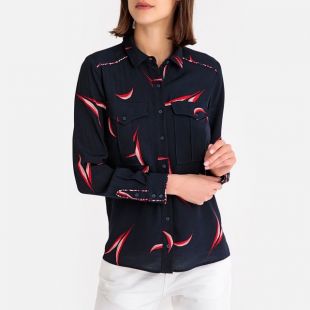 Chemise imprimée à manches longues