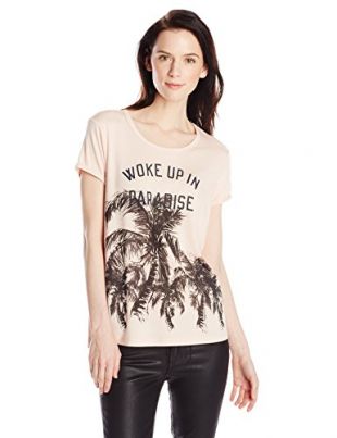 Maison Scotch Women's Short Sleeve Tee with Various Prints