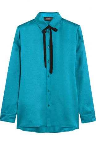 Silk satin blouse
