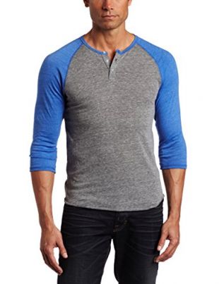 Alternative Men's Raglan Henley Shirt