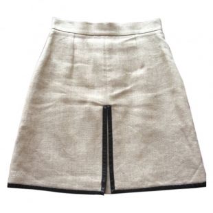Celine - Beige Linen Skirt
