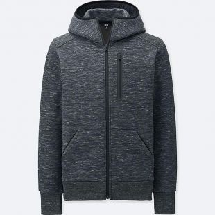 uniqlooks - Men's DRY Stretch Zip Up Hoodie