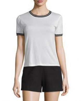 Stevie Tipped Jersey Tee
