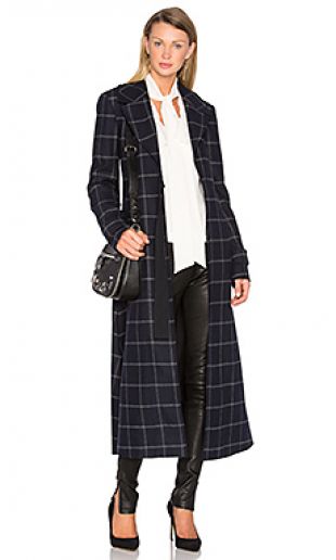 Feria Coat in Black Iris