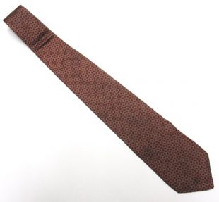 Red Gold Silk Necktie Bert Pulitzer