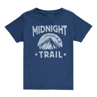 T shirt Midnight Trail Bleu marin
