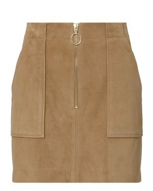 Magda Suede Mini Skirt