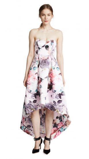 Roxanne Floral Off-The-Shoulder Dress
