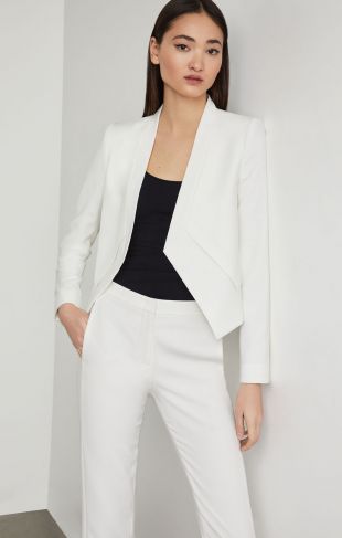 Bcbgmaxazria Lloyd Open Front Layered Jacket