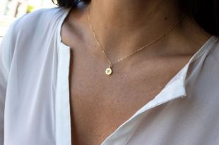 North Star Coin Necklace Personalized Jewelry