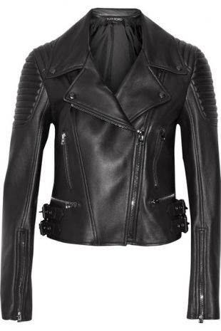 Tom Ford Leather Biker Jacket worn by Dorit Kemsley in The Real Housewives  of Beverly Hills (S08E17) | Spotern