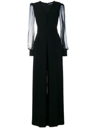 V-neck Evening Jumpsuit