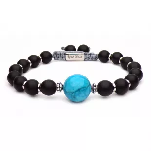 Le bracelet Grande perle Bleu de Soprano